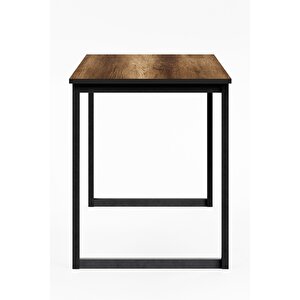 Ms1 Metal Ayaklı Çalışma Masası - 120cm - Ceviz