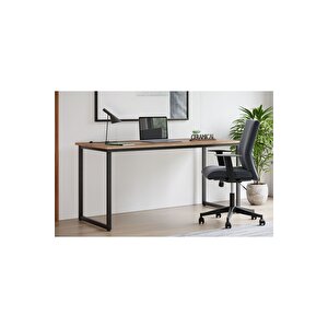 Ms1 Metal Ayaklı Çalışma Masası - 140cm - Ceviz Ceviz