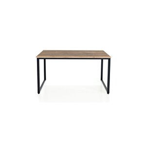 Ms1 Metal Ayaklı Çalışma Masası - 140cm - Ceviz