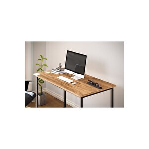 Ms1 Metal Ayaklı Çalışma Masası - 120cm - Çam Çam