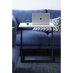 Spa Yükseklik Ayarlı Laptop Sehpası - Beyaz Beyaz