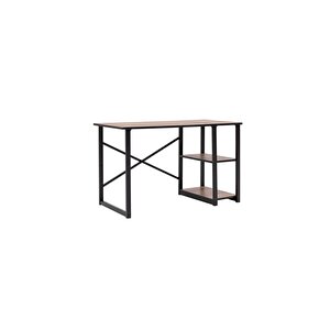 Msr Raflı Çalışma Masası - 60x120cm - Ceviz