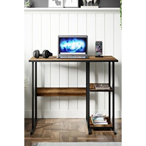 Msr2 Metal Ayaklı Bilgisayar Çalışma Masası - Ceviz Ceviz