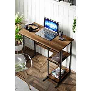 Msr2 Metal Ayaklı Bilgisayar Çalışma Masası - Ceviz Ceviz