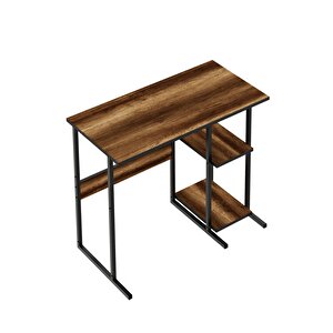 Msr2 Metal Ayaklı Bilgisayar Çalışma Masası - Ceviz