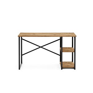 Msr Raflı Çalışma Masası - 60x120cm - Çam