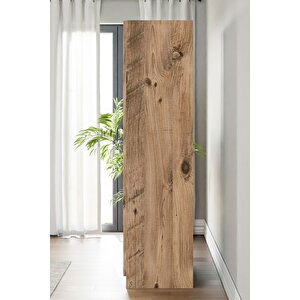 Gre3 3 Kapaklı Dolap Gardrop - Çam