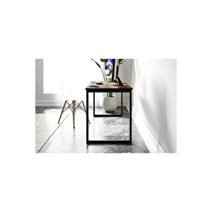 Ms1 Metal Ayaklı Çalışma Masası - 160cm - Ceviz