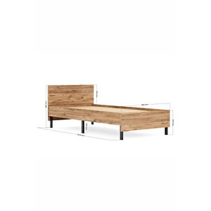 Kr1 Tek Kişilik Karyola - 90x190 - Çam