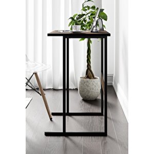 Mse2 Metal Ayaklı Çalışma Masası - Ceviz