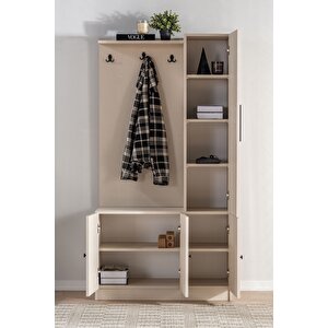 Vs4 Vestiyer, Portmanto - 90x180 Cm - Bej