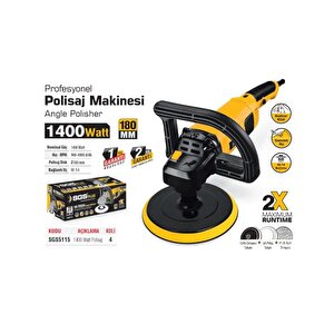 Sgs Sgs5115 Polisaj Makinesi 1400w 180mm
