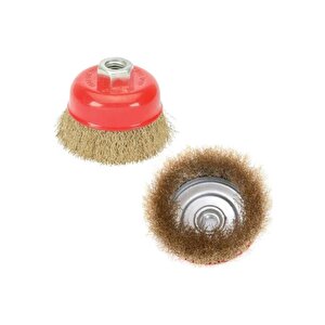 Çanak Fırça Saçaklı M14x125mm