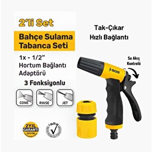 Sgs 4255 3 Fonksiyonlu Sulama Tabancası (2 Parça Set)