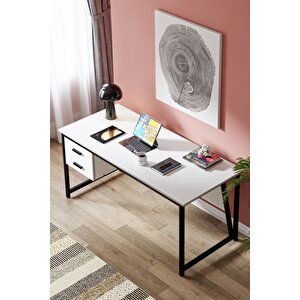 Ms2c Çalışma Masası,ofis Masası - 70x160 Cm - Beyaz