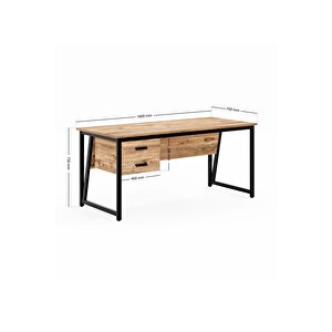 Ms2c Çalışma Masası,ofis Masası - 70x160 Cm - Çam