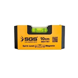 Sgs 1707 Alüminyum Mıknatıslı Su Terazisi 10 Cm