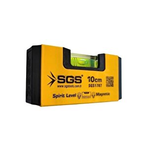 Sgs 1707 Alüminyum Mıknatıslı Su Terazisi 10 Cm