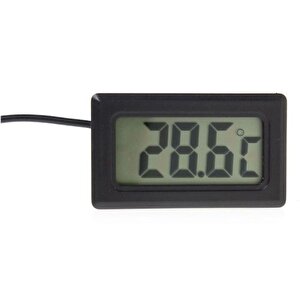 Aek-tech Mini Dijital Prob Termometre (siyah)