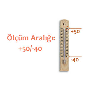 Tahta Duvar Termometresi