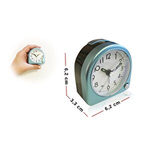 Tfa Elektronik Mini Alarm Saat Aydınlatmalı Mavi