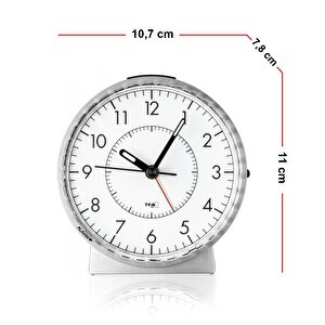 Tfa Analog Görünümlü Elektronik Alarmlı Masa Saati