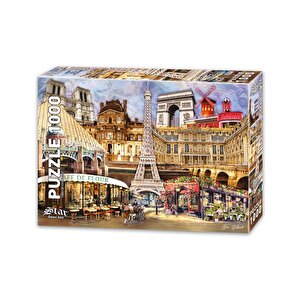 Fransa 1000 Parça Puzzle