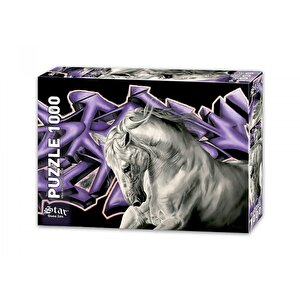 Beyaz At 1000 Parça Puzzle