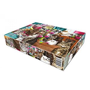 Kedi Evi 1000 Parça Puzzle