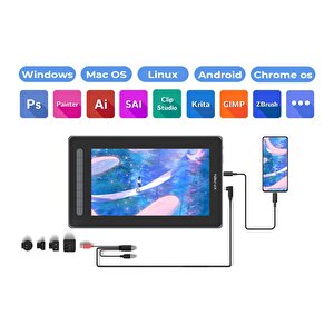 Xp-pen Artist 12 2nd Generation Grafik Ekran Tablet Siyah