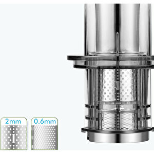 Yasomi Fruitforce 8 Segment 180w Katı Meyve Ve Sebze Sıkacağı (Siyah)