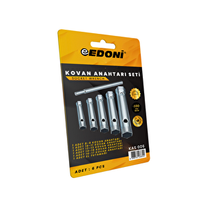 Nalburkent Edoni İki Ağızlı Kovan Anahtarı Seti 6 Parça 8-17mm Kas006