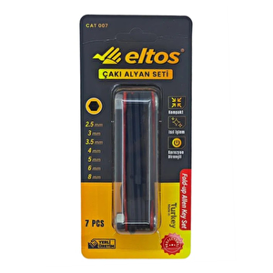 Nalburkent Eltos Çakı Alyan Allen Seti 7 Parça 2.5-8 Mm Kompakt Yerli Üretim