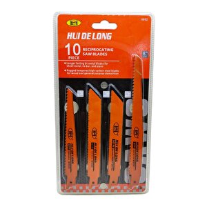 Nalburkent Huidelong Tilki Kuyruğu Testere Bıçağı Seti Takımı 10'lu Ağaç Metal Kemik