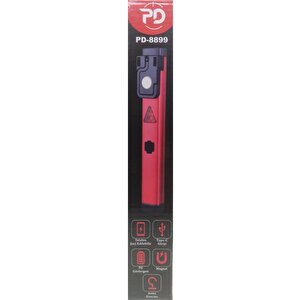 Nalburkent Powerdex Şarjlı Ayarlı Led Fener Acil Durum Işığı Powerbank Pd-8899