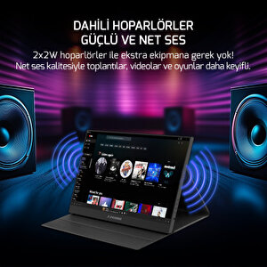 Ezcool Lite E15t 15.6 Inç 60hz Fhd Portable Taşınabilir Dokunmatik Monitör