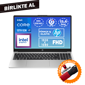 Hp 250 G10 I7-1355u 16gb 512gb Ssd 15.6" Fhd Freedos + 128 Gb Flash Disk 9g2g8et 024