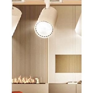 Hl-3304b 30 Watt Beyaz Kasa Cob Led Ray Spot Lamba Led Işık Natürel