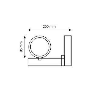 Hl-3306s 40 Watt Siyah Kasa Cob Led Ray Spot Lamba Led Işık Gün Işığı