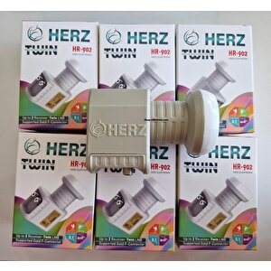 Herz Hr-902 Çiftli Lnb Altın Uçlu 0.1 Db Gold İkili Lnb