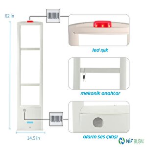 Perkotek Uk 560 Rf Mağaza Ürün Koruma Anteni Sağ Sol Takım