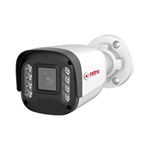 Retro Rt-ab1208 2mp 2.8mm Sabit Lens 8 Led Fullcolor Gece Renkli Ir Bullet Ahd Kamera