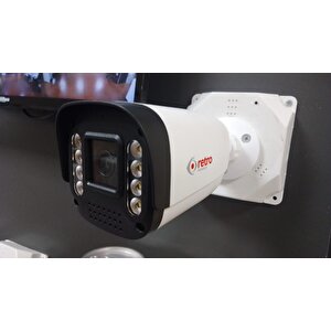 Retro Rt-ab1208 2mp 2.8mm Sabit Lens 8 Led Fullcolor Gece Renkli Ir Bullet Ahd Kamera