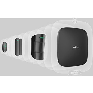 Ajax Hubkit Kablosuz Alarm Seti / Starterkithub Siyah