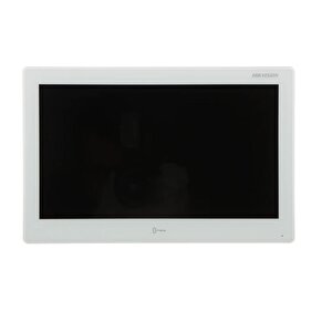 Hikvision Ds-kh9510-wte1(b) 10.1" Androi̇d Wi-fi Dokunmatik Ekranlı Çok Yönlü Mikrofon Villa Tipi İnterkom İç Ünite