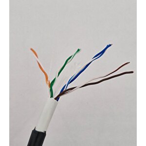 Dh-pfm920-6un 305 Metre Outdoor Dış Mekan Utp 23awg Cat6 Oksijensiz Bakır % 99,97 Saflık Cat6 Kablo Siyah