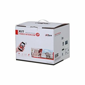 Ktp01-s2(s) 7"inç Ekran 2mp Ip Villa Kiti İç Ve Dış Ünite cat6 Kablo İle Çalışır