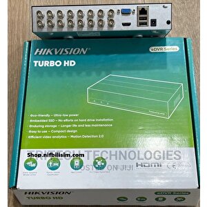 Hikvision Ds-e16hghi-b 16 Kanal 1080p Lite H.265+ 1tb Essd Dahil Acusense Hibrit Dvr Kayıt Cihazı