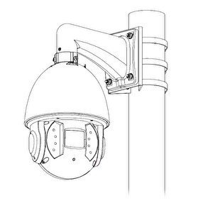 Pfa150-v2 Direğe Montaj Braketi Secc Kasa