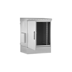Ulusal 12u 600x600 Outdoor Kabinet (çift Cidarlı ) Yer Bazası Dahil